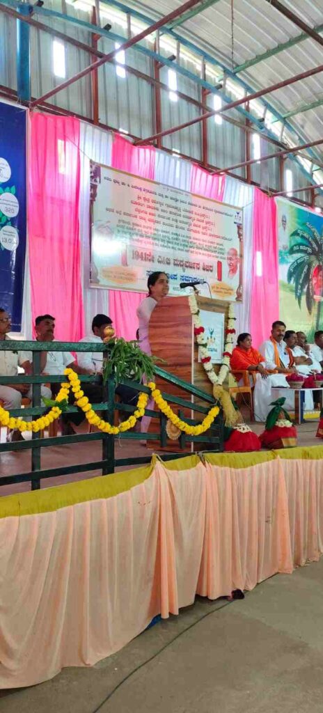 ಮಧ್ಯವರ್ಜನ ಶಿಬಿರ ಒಂದು ಯಜ್ಞವಿದ್ದಂತೆ ನಿಷ್ಠೆಯಿಂದ ಭಾಗವಹಿಸಿದರೆ ಫಲ  ಖಂಡಿತ ಶ್ರೀಮತಿ ದಯಾಶೀಲ <br>